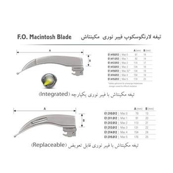 تیغه مکینتاش فیبرنوری